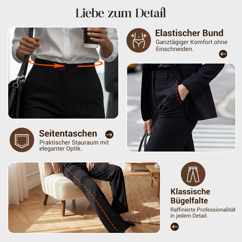 Elegante Damenhose mit Hoher Taille