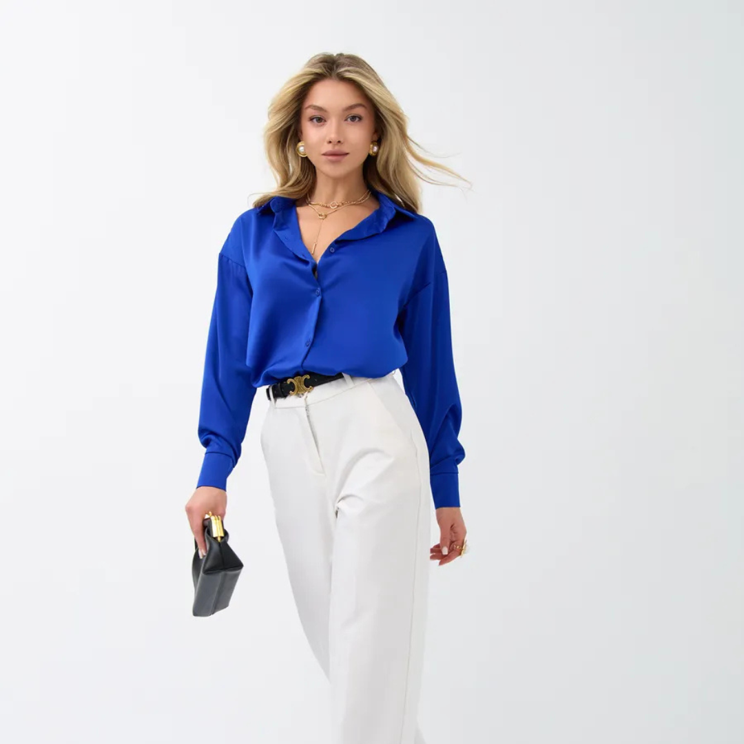 Elegante Damenbluse aus Satin