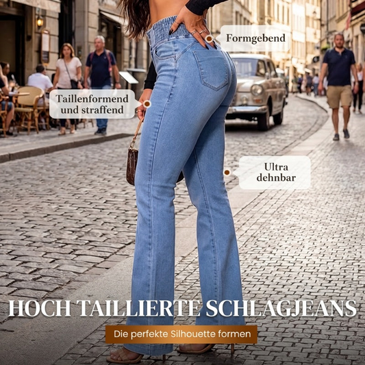 High Waist Damenjeans mit Figurformendem Effekt