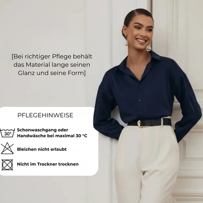 Elegante Damenbluse aus Satin