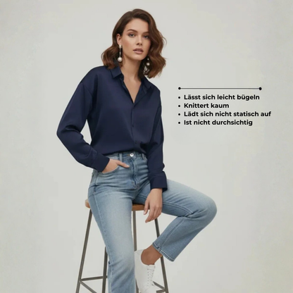 Elegante Damenbluse aus Satin