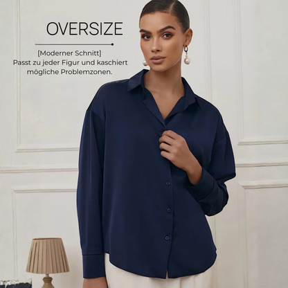Elegante Damenbluse aus Satin