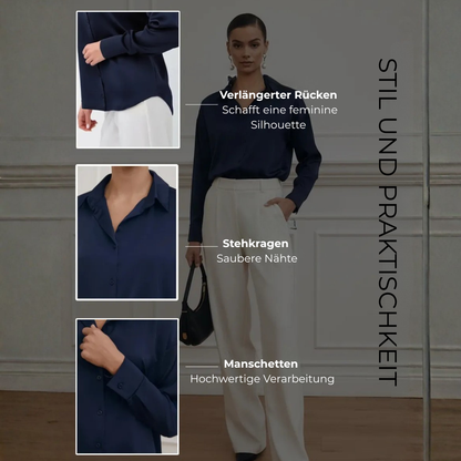 Elegante Damenbluse aus Satin