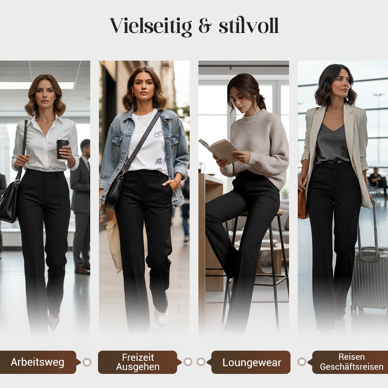 Elegante Damenhose mit Hoher Taille