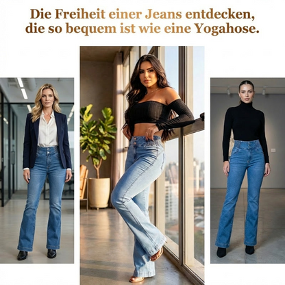 High Waist Damenjeans mit Figurformendem Effekt