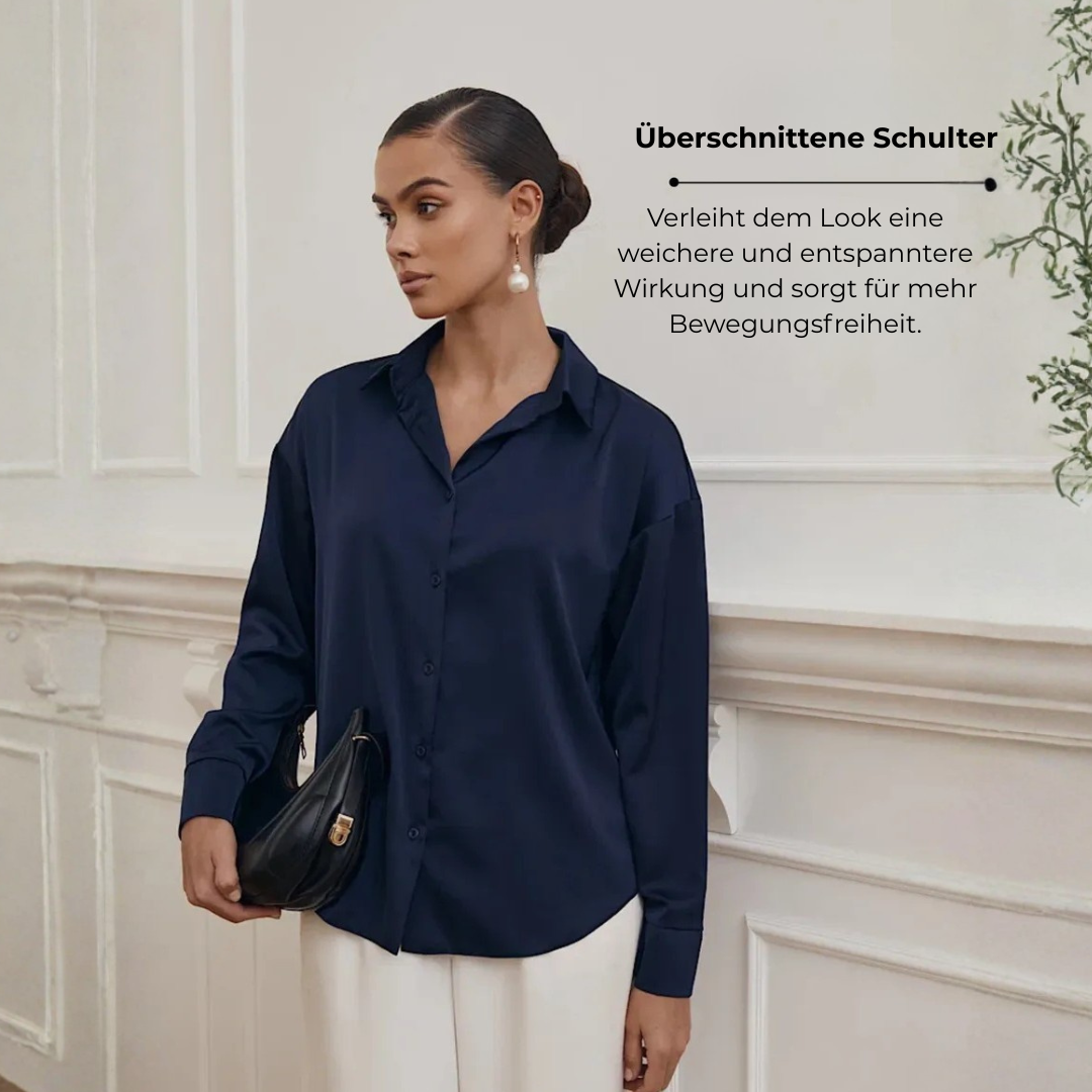 Elegante Damenbluse aus Satin