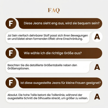 High Waist Damenjeans mit Figurformendem Effekt