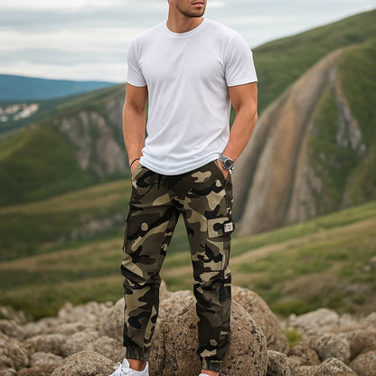 Robuste Herren Cargo Hose im Camouflage Design