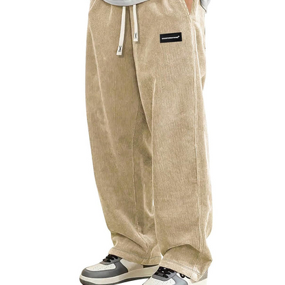 Lässige Herren Cordhose mit Kordelzug