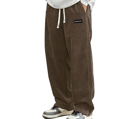Lässige Herren Cordhose mit Kordelzug