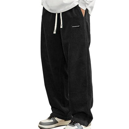 Lässige Herren Cordhose mit Kordelzug