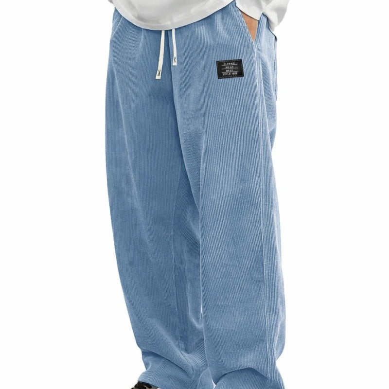 Lässige Herren Cordhose mit Kordelzug
